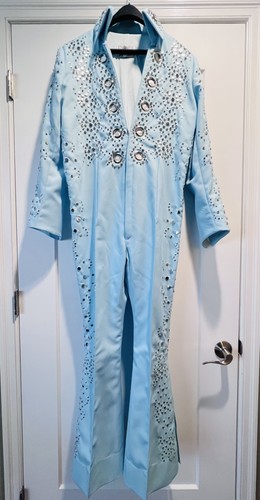 Powder blue jumpsuit elvis - powder,