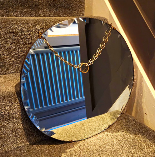 Vintage round wall - vintage, mirror