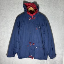 Mountain Equipment Finisterre Vintage Coat Jacket Mens Large Blue Red Made in UK