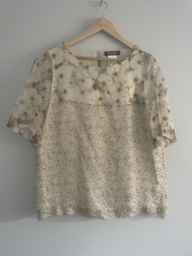 Max mara studio silk top - max,
