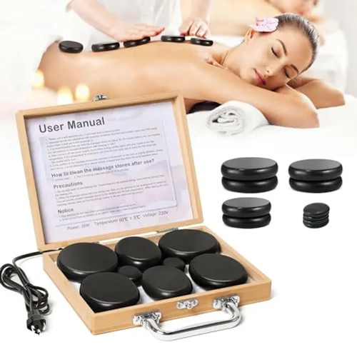 Hot stone massage - hot, kit
