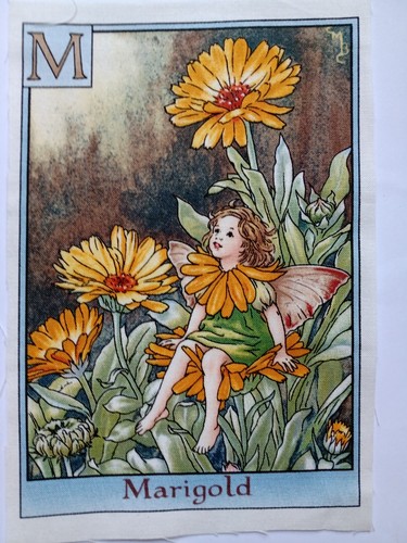 Marigold alphabet - m,