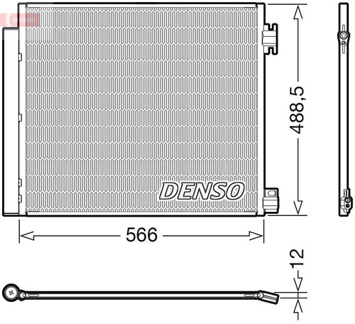 Denso dcn46026 condenser - dcn46026, air