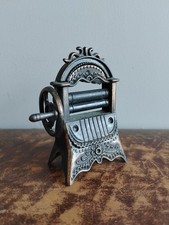 Miniature Antique Style Washing Mangle Novelty Pencil Sharpener Mini Stationery