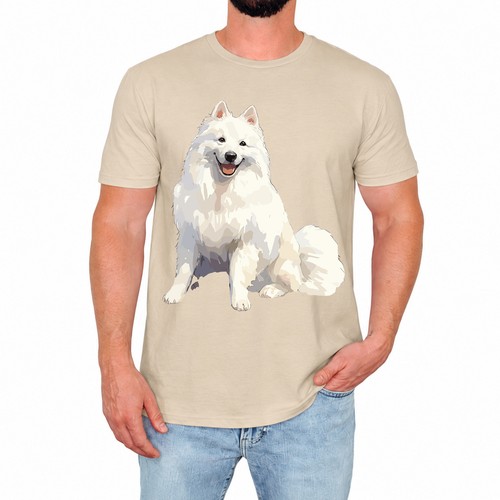 Cute samoyed dog mens - samoyed,