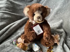 Charlie Bears Lanson A Super Soft Plush Retired Little Bear New 🌹🌹🌹