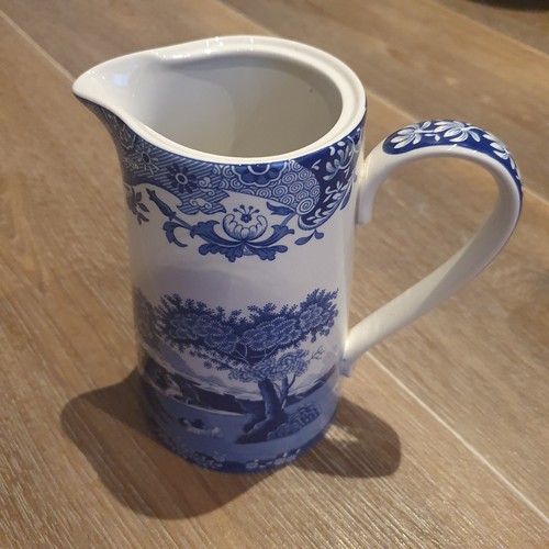 Spode jug blue italian - jug,