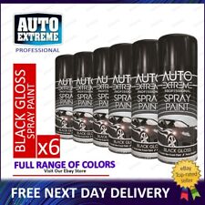 6x Auto Black Gloss Spray