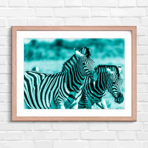 Bold zebra artistry - zebra, portrait