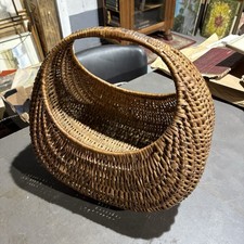 Vintage Woven Wicker Picnic