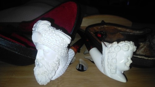 Meerschaum smoking pipes - smoking,