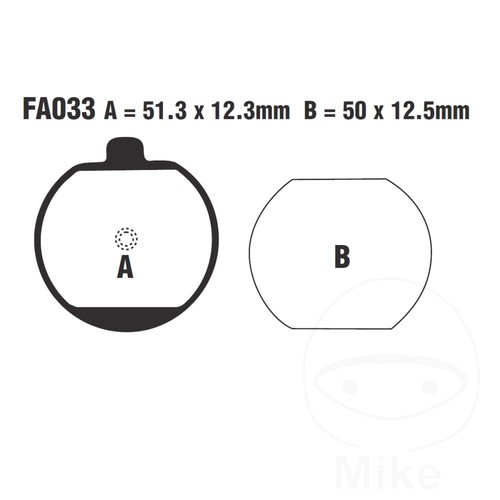 Ebc brake pads - brake, standard