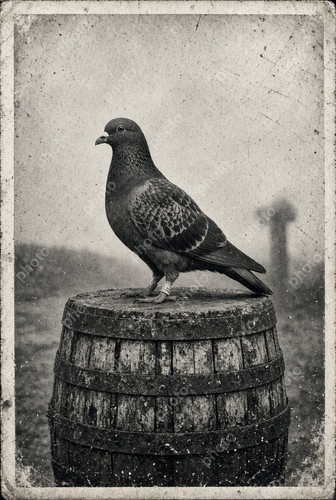 Portrait racing pigeon - portrait,