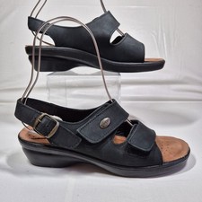 Pavers Leather Sandals Womens
