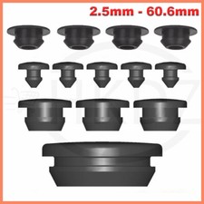 Black Silicone Rubber Hole