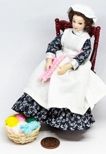 Dolls House Maid In A Rocking
