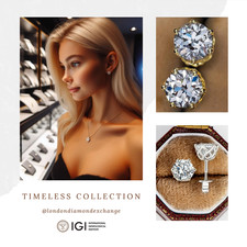 Exquisite Round 1ct/2ct Lab