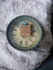 vintage clock face glass oil