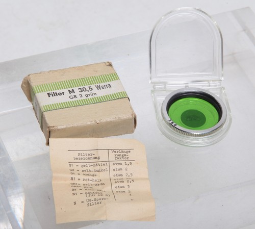Werra green filter - werra, 30.5mm