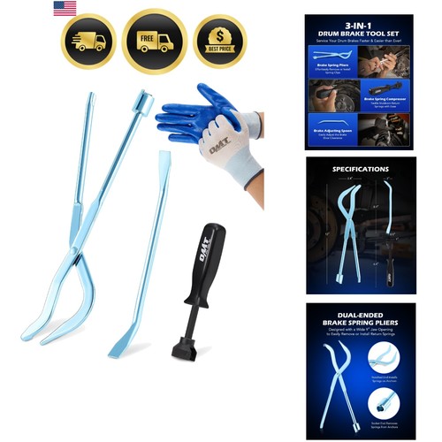 Omt 3pc drum brake - tool, kit