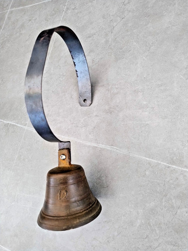 Vintage brass servant butler - servant,