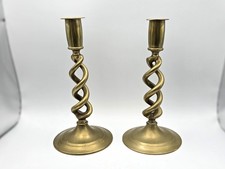 Vintage barley twist brass
