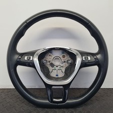 VW Polo MK6 (A06) 2018 Flat Bottom Multifunction Steering Wheel 2G0419091BSE74