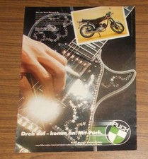 Rare Advertising PUCH MONZA 6 SL - The Superstar - Electric Guitar 1977