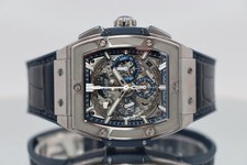 Hublot Spirit of Big Bang Skeleton Titanium Blue Dial Box and Papers 2019
