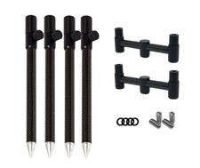 Nero Angling Nero Prime 4X2 Carbon Bankstick & Buzz Bar 2 Rod Goalpost Kit