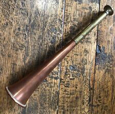 Vintage 10 1/4inch Champion & Wilton Oxford Street Copper & Nickel Hunting Horn