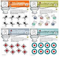 Toilet Target Vinyl Stickers
