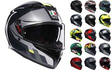 AGV K3 ECE 22.06 Motorcycle Built-In Sun Visor 2025 Road Crash Helmets Rossi