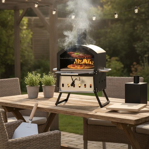 Outdoor pizza oven layer - outdoor,