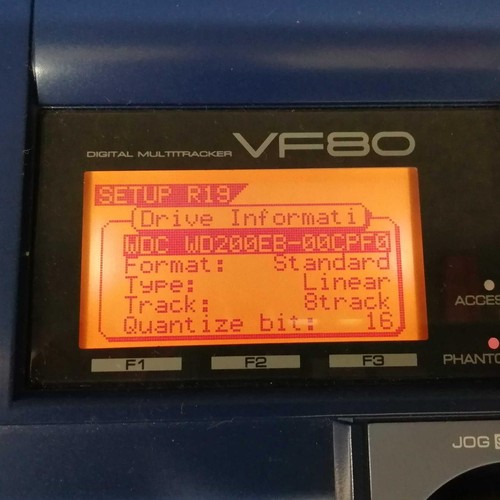 Fostex vf80nd hdd multitrack - fostex,