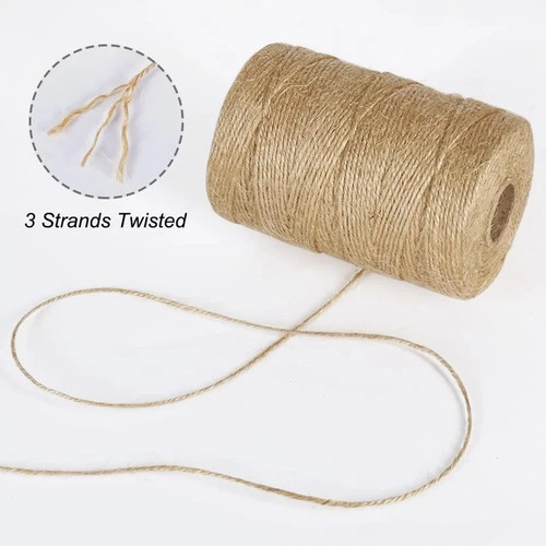 Natural brown jute - natural, 3
