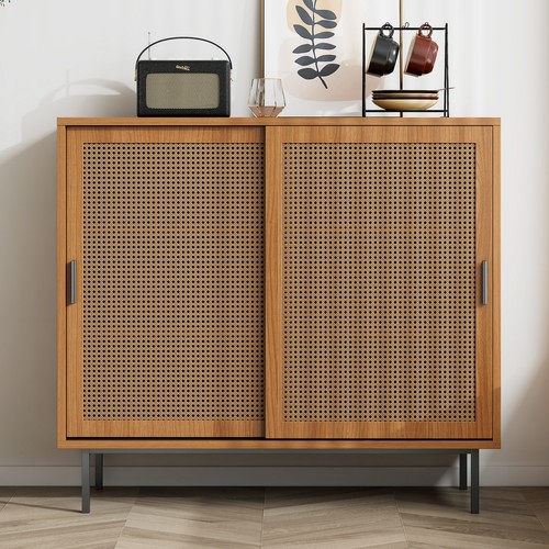 Sideboard rattan sliding barn - sliding,