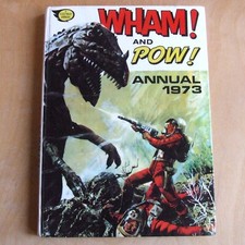 Wham! and Pow! Annual 1973 (IPC Fleetway) adventure western supernatural comic