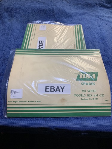 Bsa b25 c25 parts - bsa,