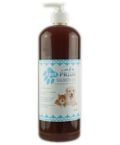 Salmon oil dogs cats - dogs, ferrets