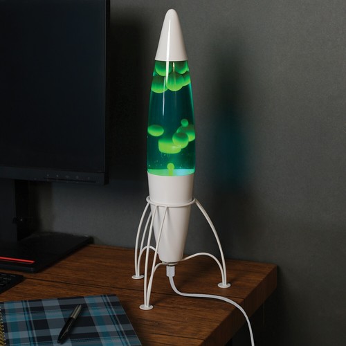 New rocket lava lamp - new, bring