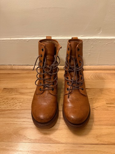 Frye combat lace leather - frye, up
