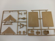 Tamiya (35074) Tent Set: World War II, German (1/35) Complete. No box.