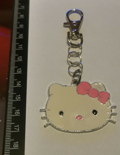 Hello kitty keyring enamel bag - hello,