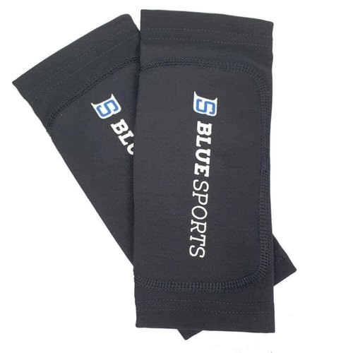 Blue sports lace bite sleeves - lace,