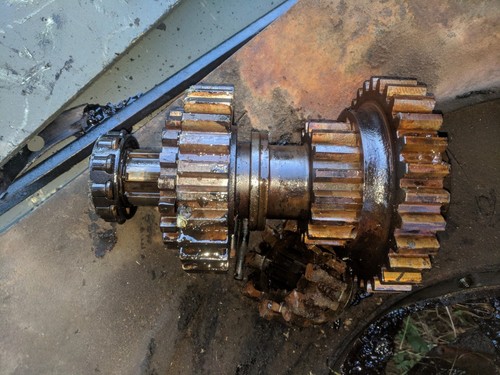 Gear cluster removed - gear,
