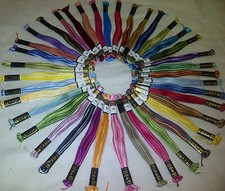 25 New Anchor Variegated Cross Stitch Threads- 25 different Colours*+2SkeinsFree