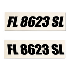 Boat Registration Numbers