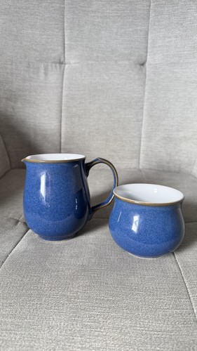 Denby imperial blue milk jug - blue,