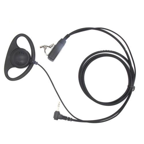 5mm pin shape earpiece - 2.5mm, d-shape